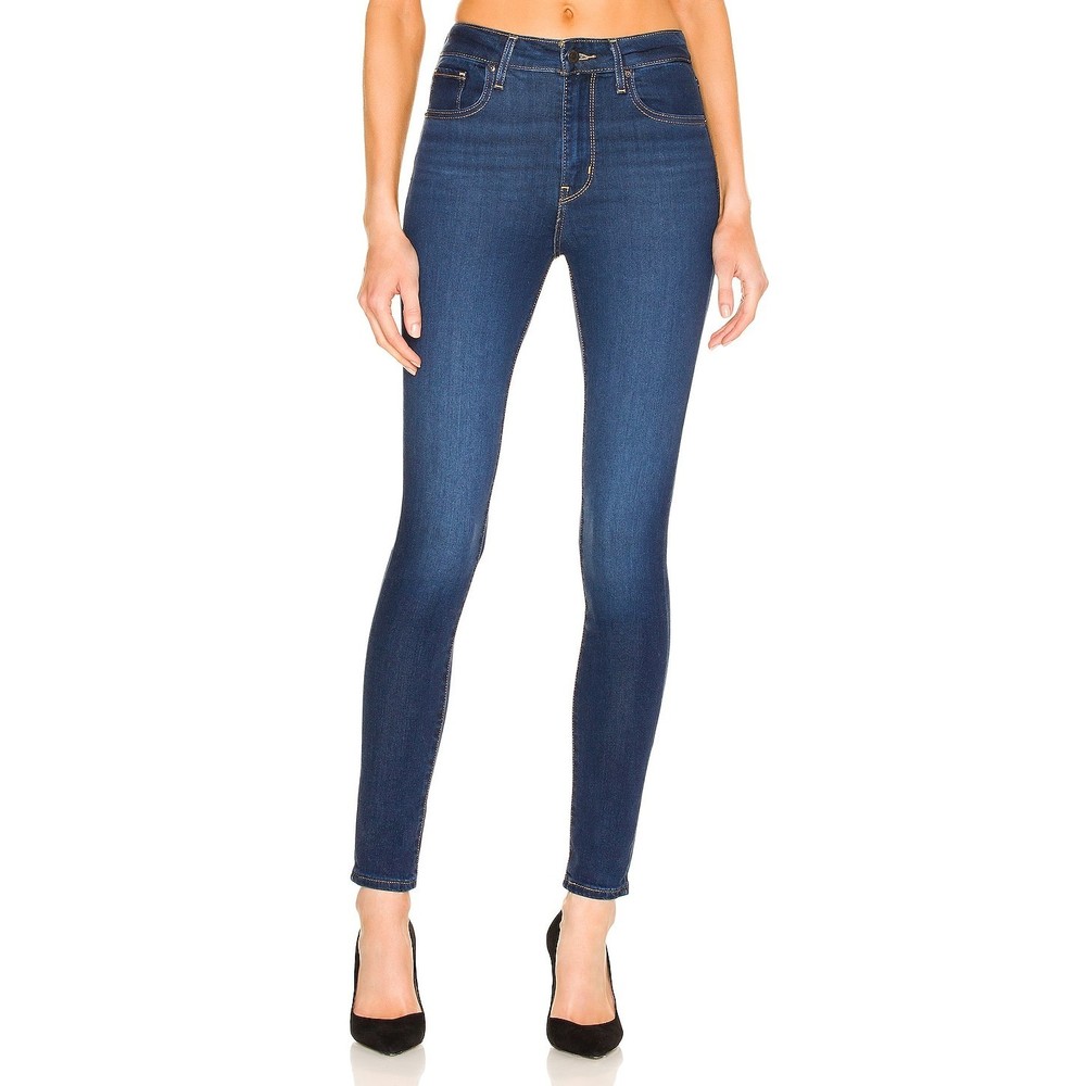 LEVI'S 721 High Rise Skinny in Bogota Feels dark blue denim jeans